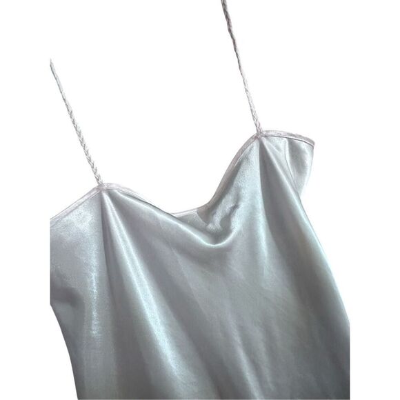 Beautiful women Vintage Intimo Amore Vintage CREAM/WHITE Satin Negligee Floral P - Picture 7 of 12